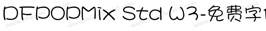 DFPOPMix Std W3字体转换